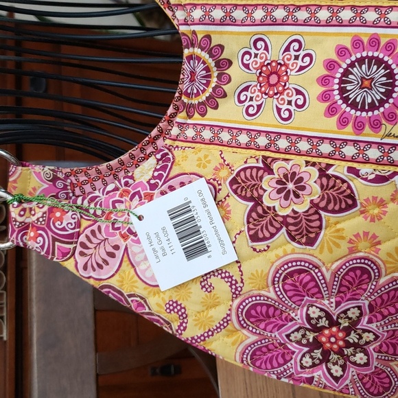 NWT, Vera Bradley Large Hobo (Bali Gold) - Picture 2 of 14